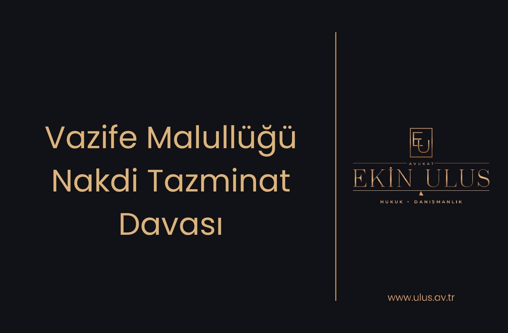 Vazife Malullüğü Nakdi Tazminat Davası