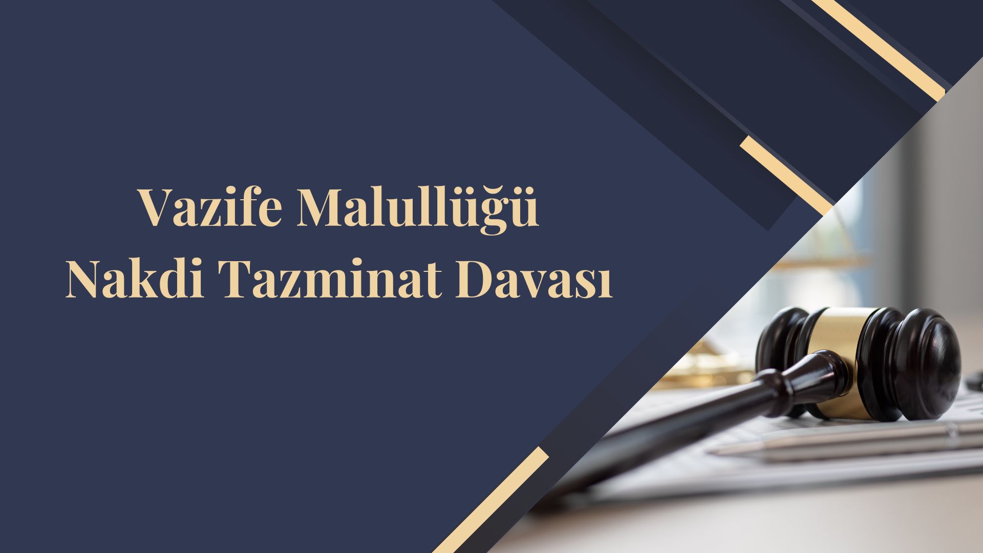Vazife Malullüğü Nakdi Tazminat Davası