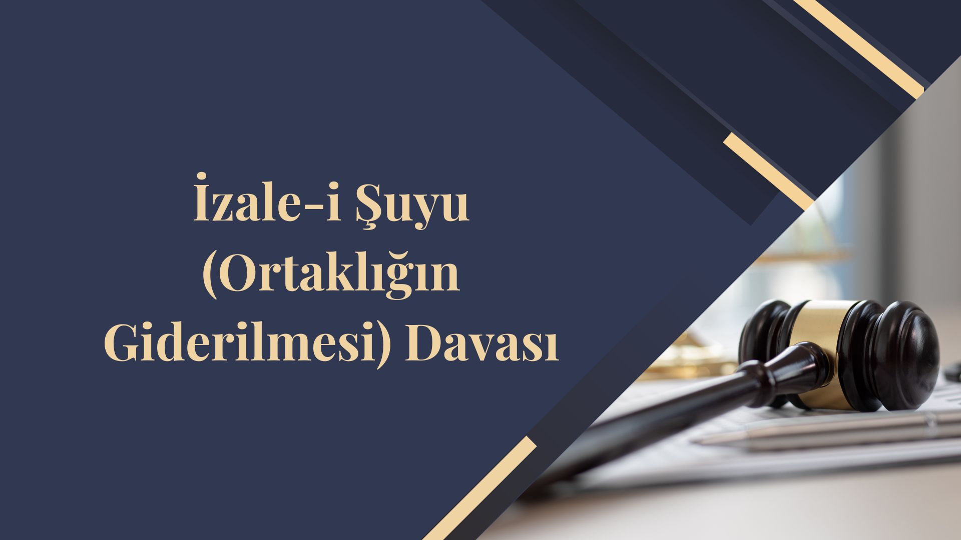 İzale-i Şuyu (Ortaklığın Giderilmesi) Davası