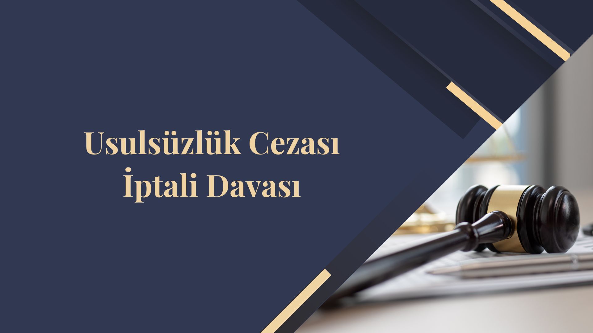 Usulsüzlük Cezası İptali Davası