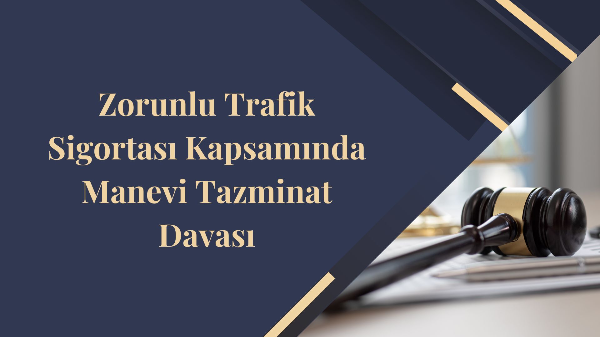 Zorunlu Trafik Sigortası Kapsamında Manevi Tazminat Davası