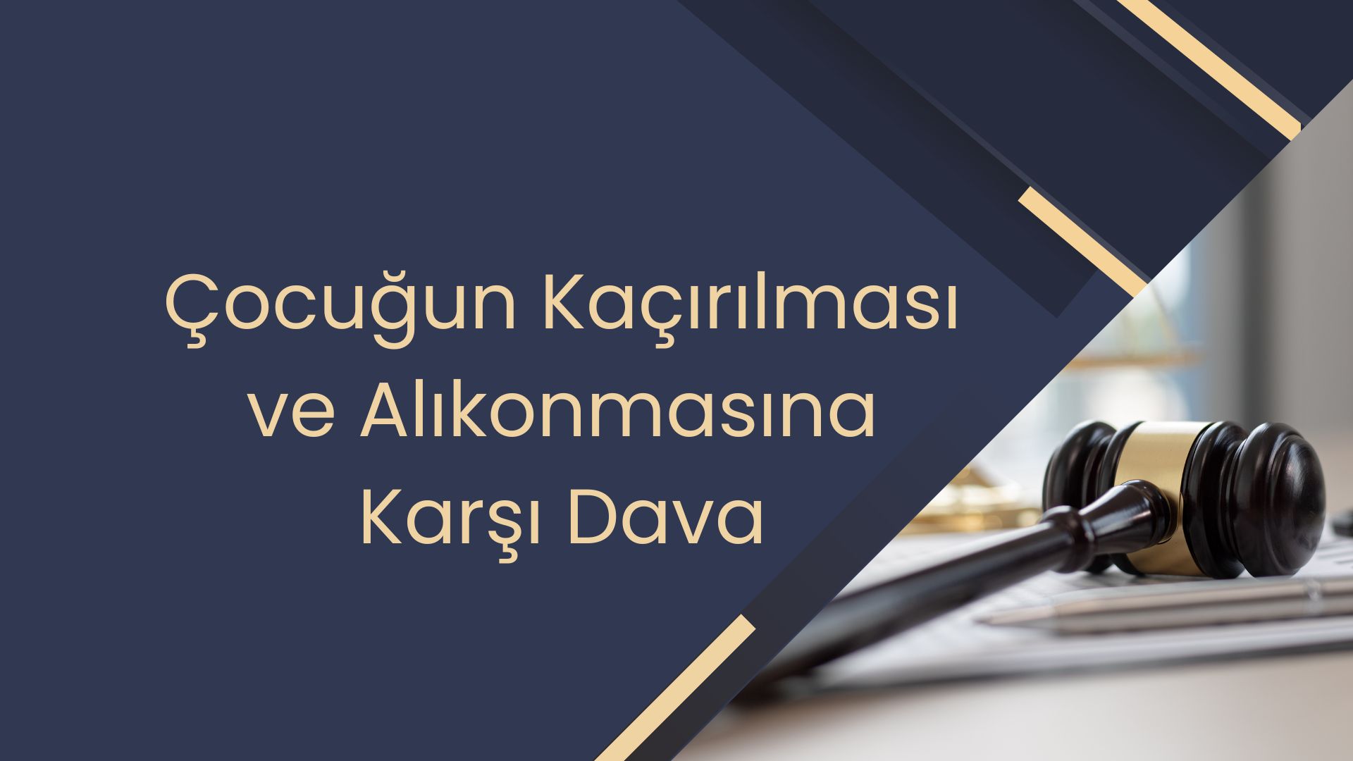 Çocuğun Kaçırılması ve Alıkonmasına Karşı Dava