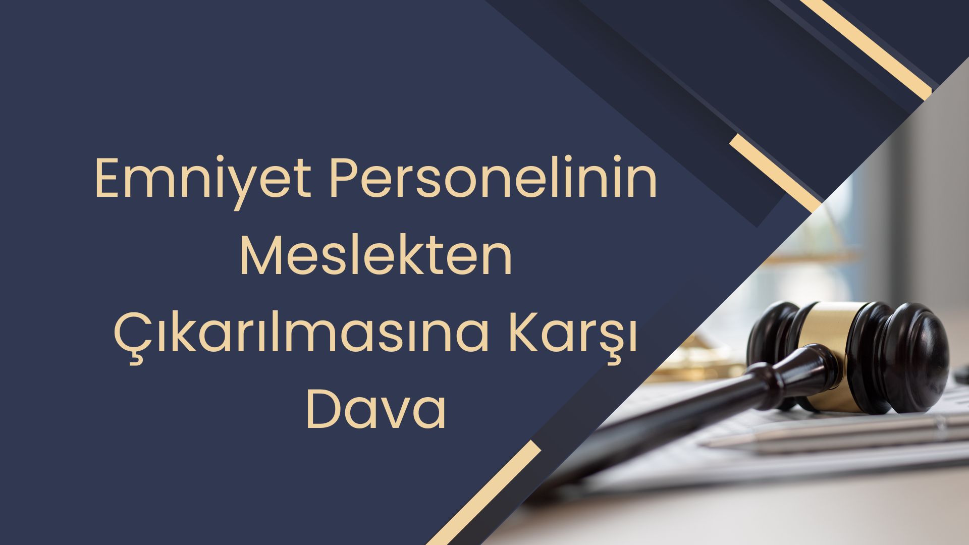 Emniyet Personelinin Meslekten Çıkarılmasına Karşı Dava