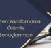 Kasten Yaralamanın Ölümle Sonuçlanması