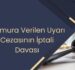 Memura Verilen Uyarı Cezasının İptali Davası