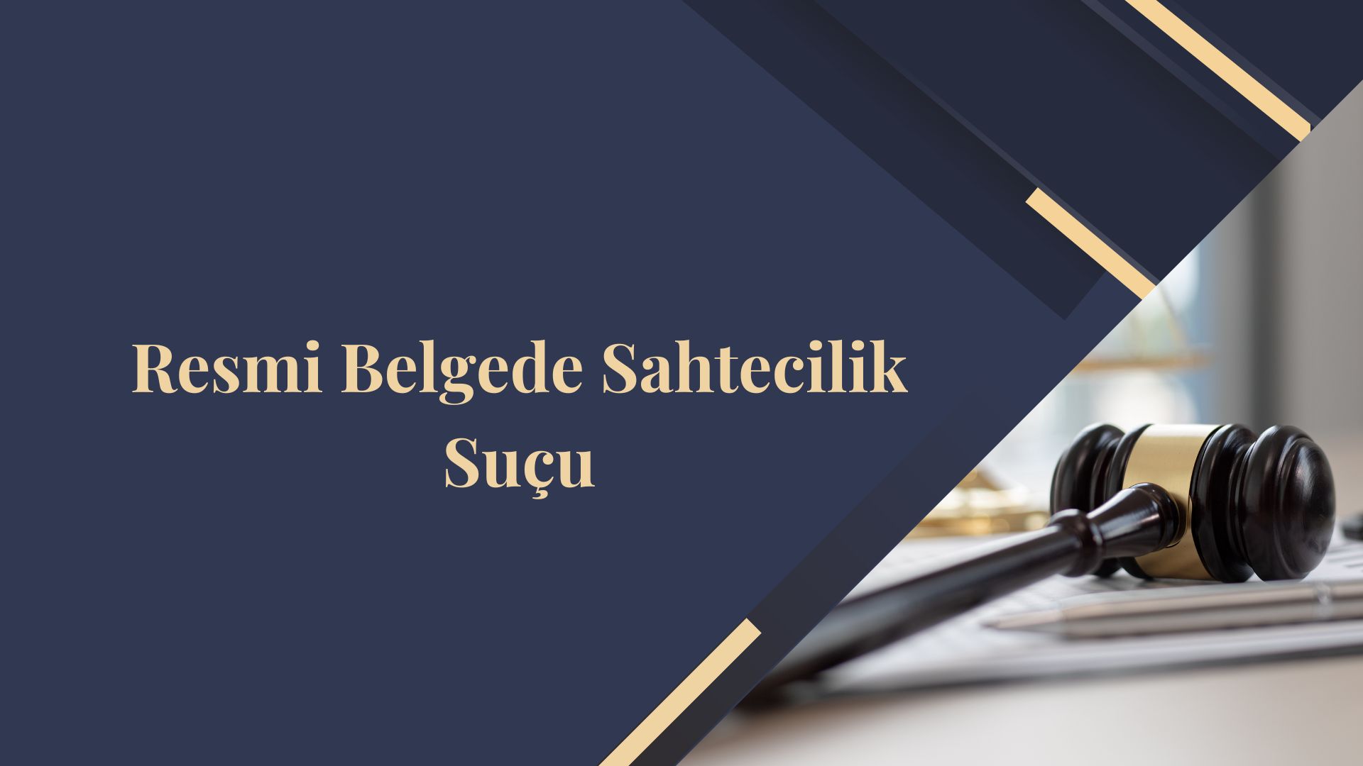 Resmi Belgede Sahtecilik Suçu