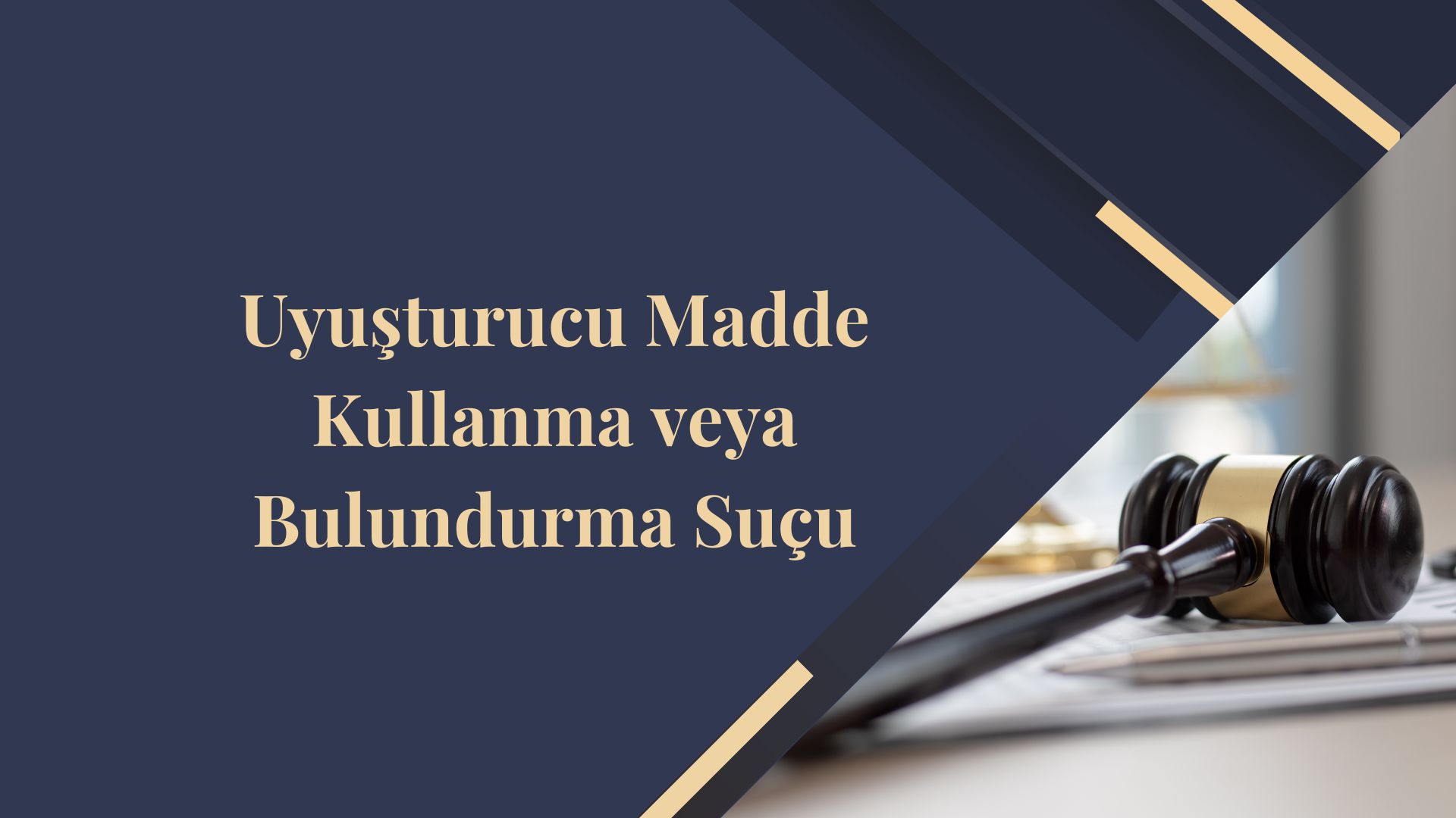 Uyuşturucu Madde Kullanma veya Bulundurma Suçu