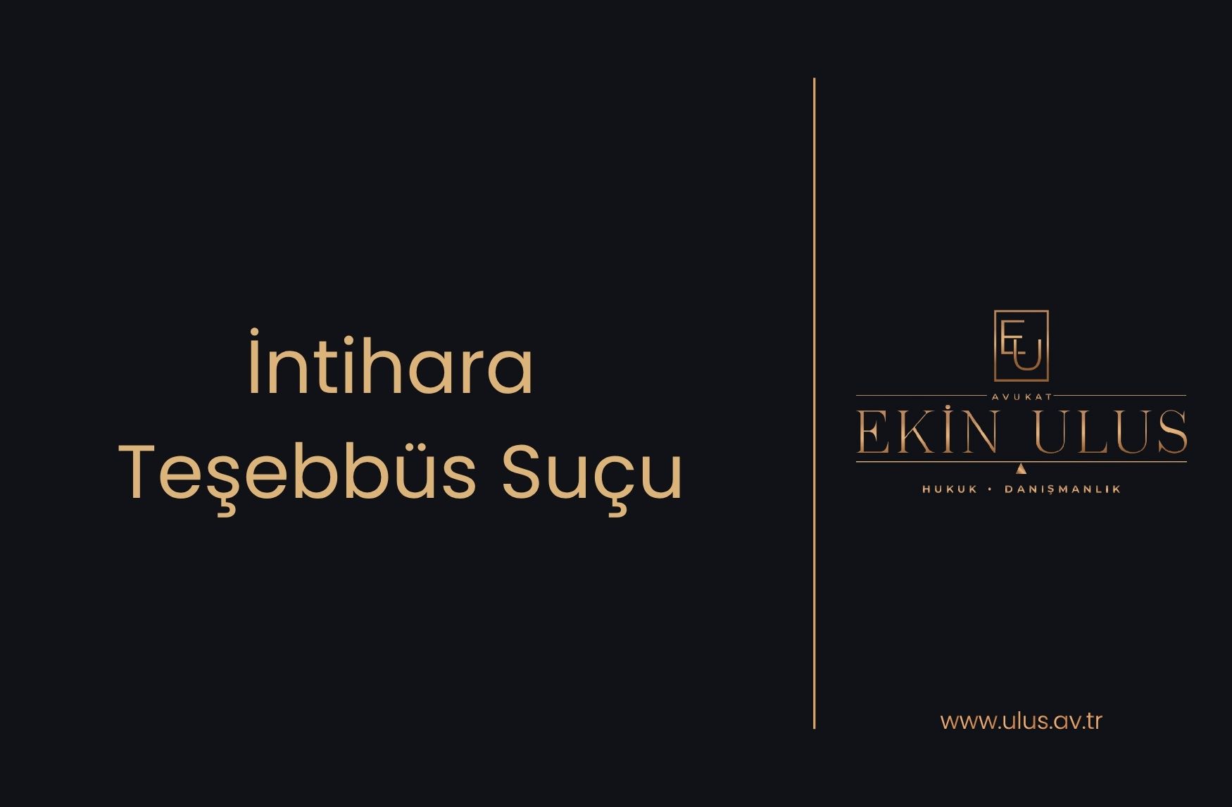 İntihara Teşebbüs Suçu