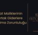 Kat Maliklerinin Ortak Giderlere Katılma Zorunluluğu – 2025