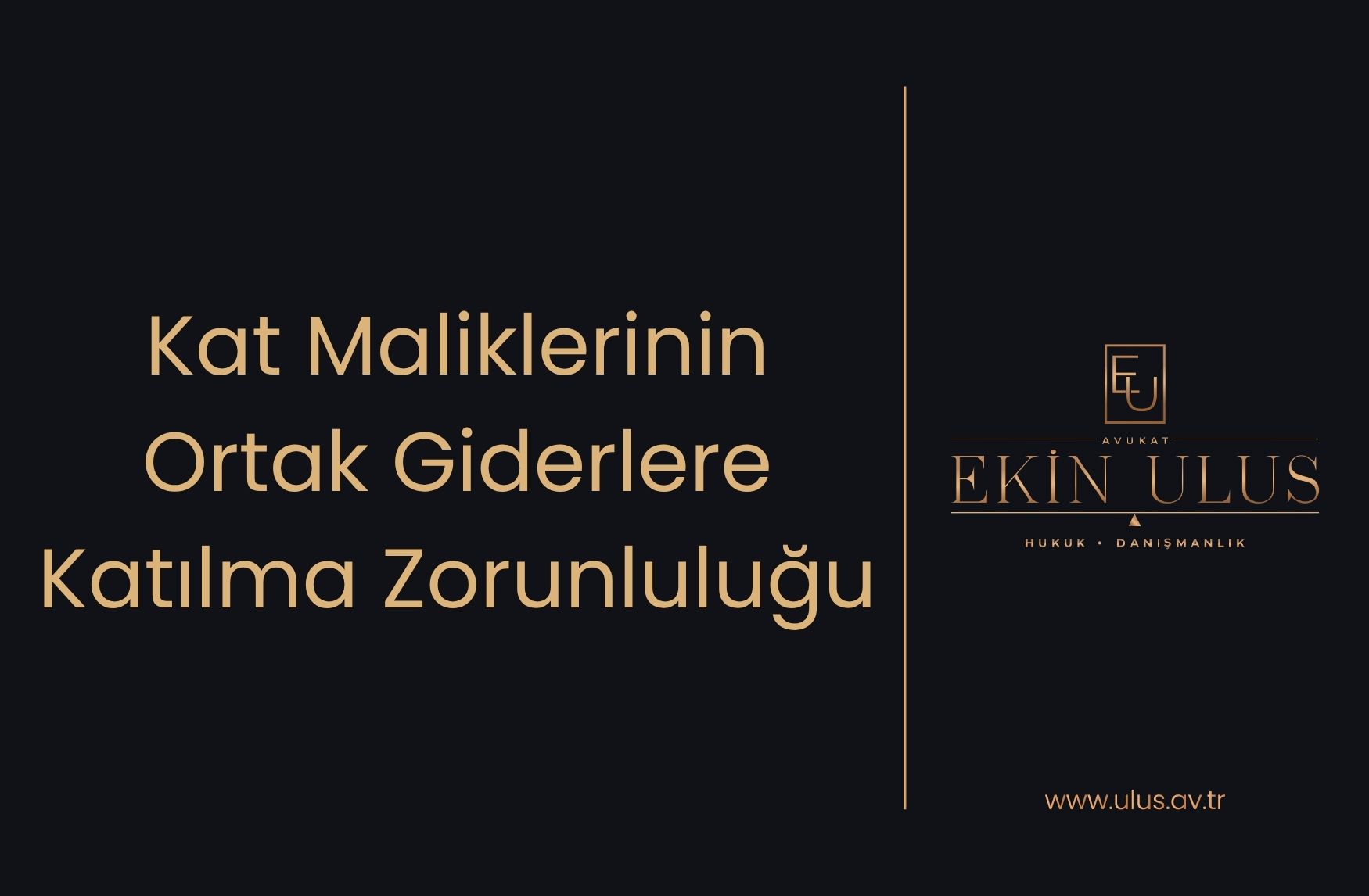 Kat Maliklerinin Ortak Giderlere Katılma Zorunluluğu