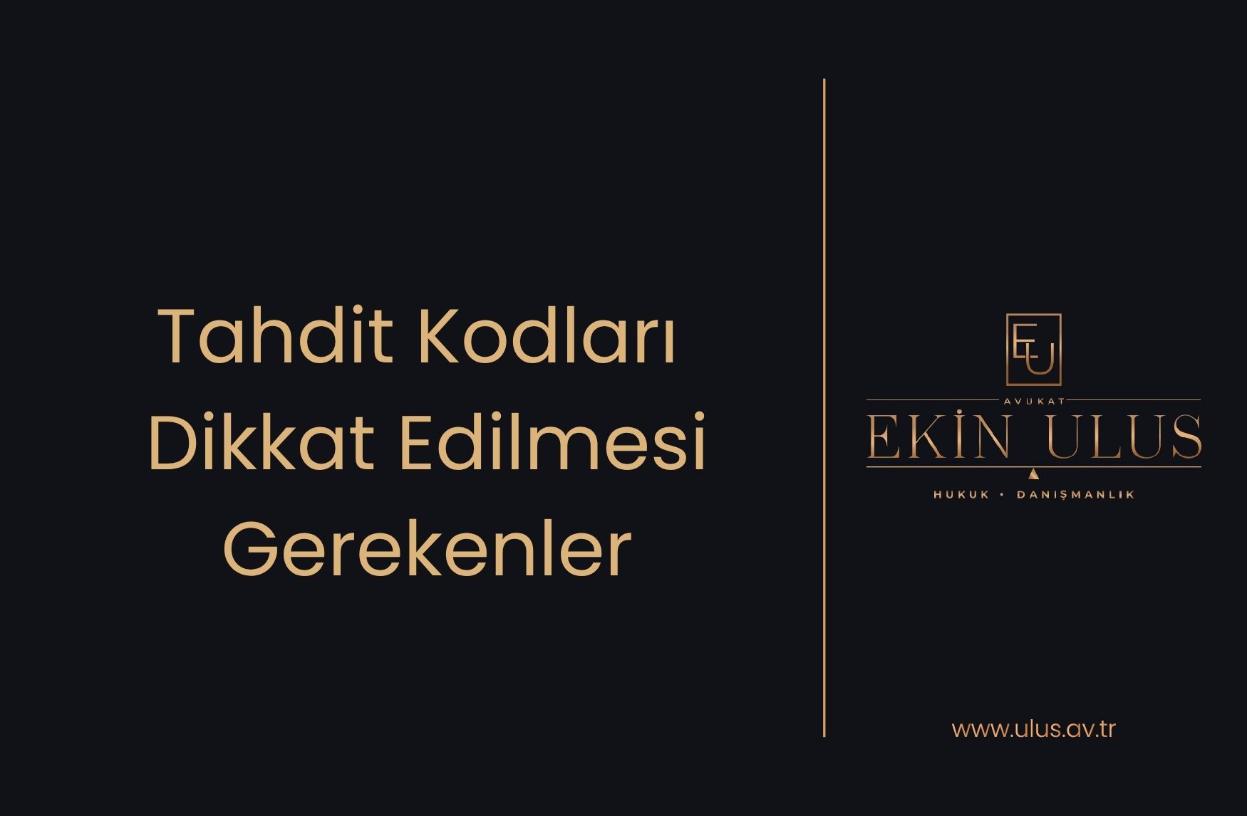 Tahdit Kodları Dikkat Edilmesi Gerekenler