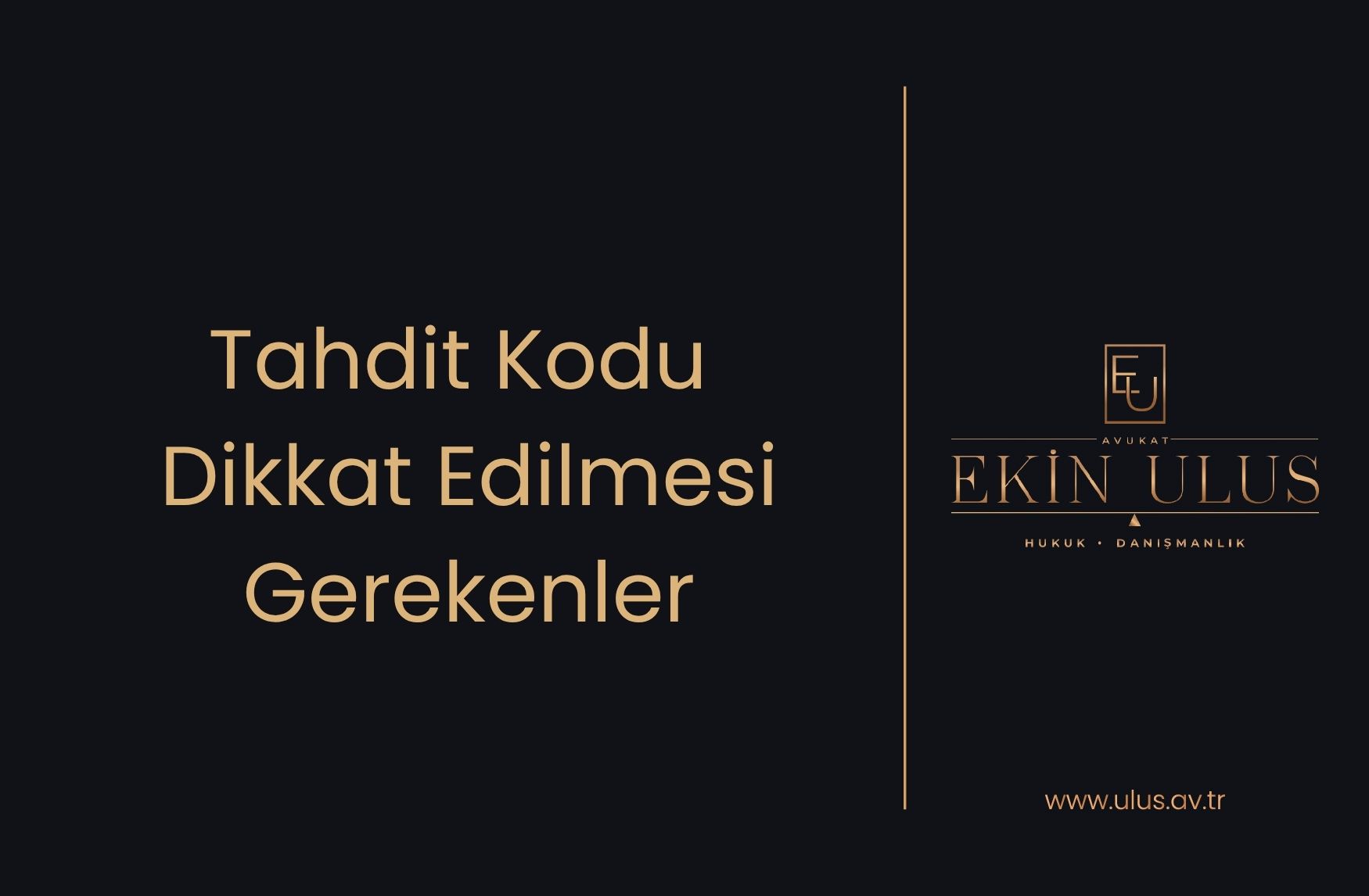 Tahdit Kodu Dikkat Edilmesi Gerekenler