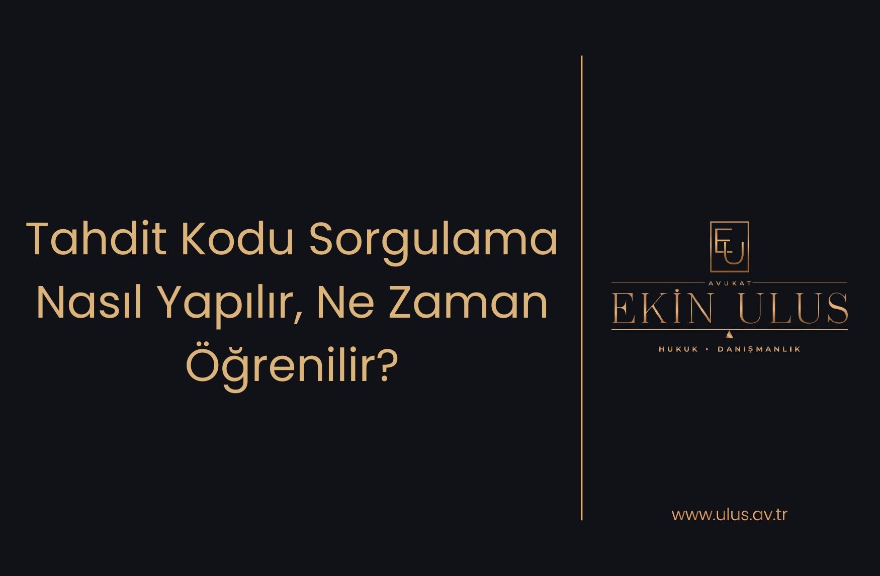 Tahdit Kodu Sorgulama Nasıl Yapılır, Ne Zaman Öğrenilir?