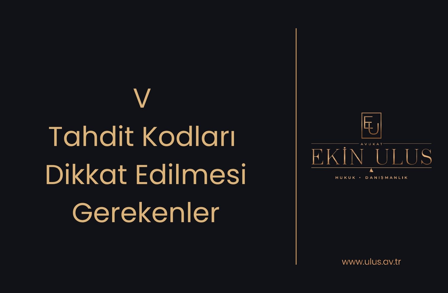 V Tahdit Kodları Dikkat Edilmesi Gerekenler