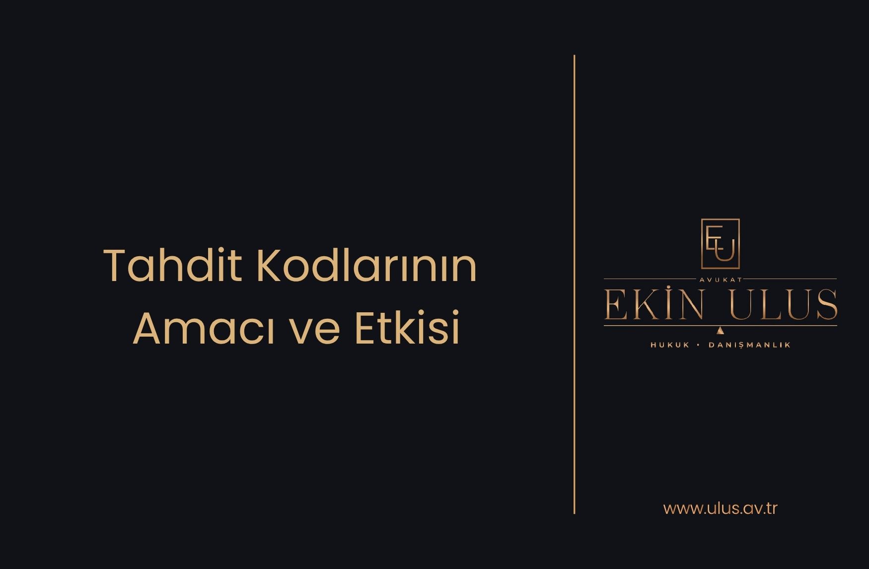 Tahdit Kodlarının Amacı ve Etkisi