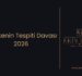 Terekenin (Mirasın) Tespiti Davası 2026