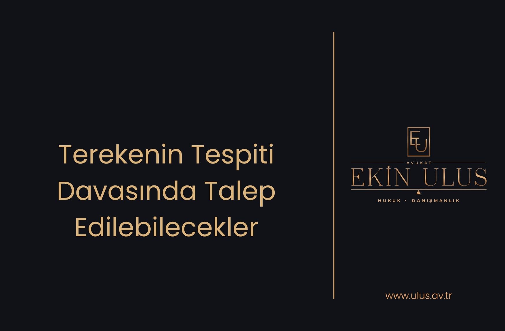 Terekenin Tespiti Davasında Talep Edilebilecekler