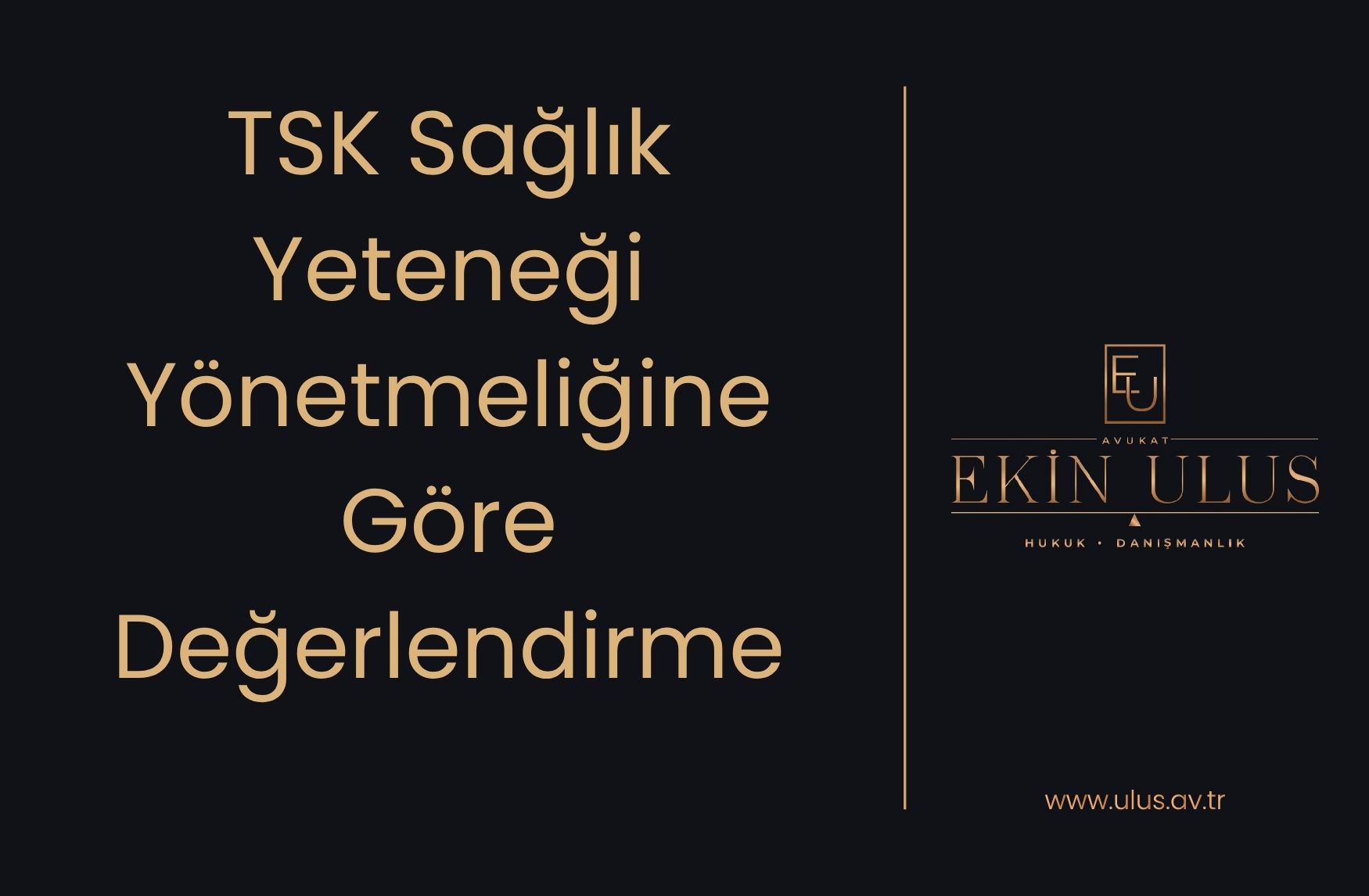 TSK Sağlık Yeteneği Yönetmeliğine Göre Değerlendirme