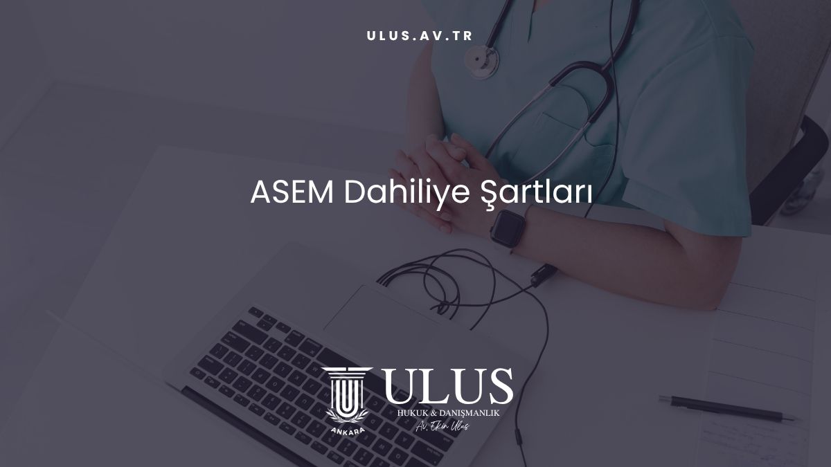 ASEM Dahiliye Şartları